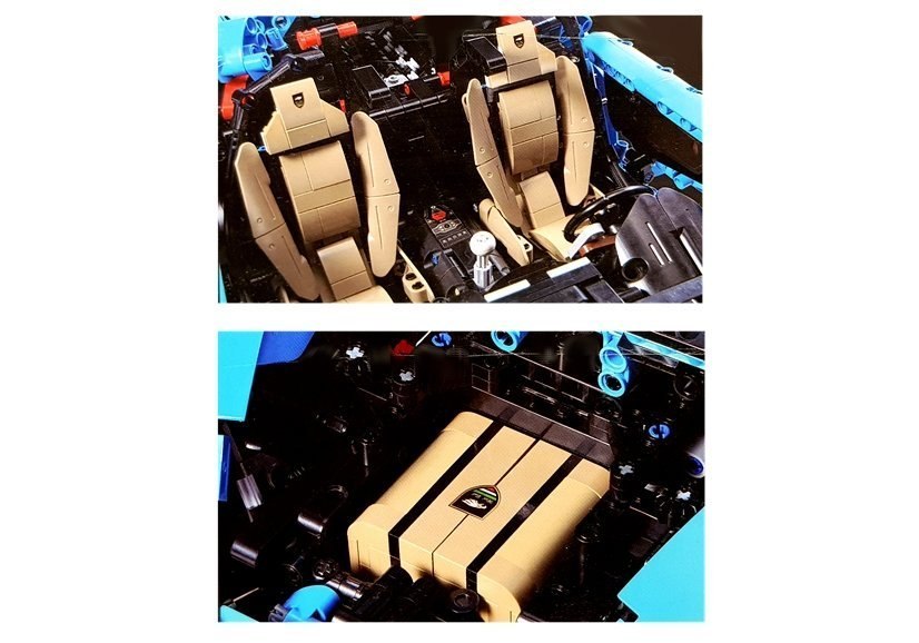 Klocki Konstrukcyjne Auto Cada 770-4 Master Samochód Wyścigowy 3842 Elementy Klocki Konstrukcyjne Auto Cada 770-4 Master Samochód Wyścigowy 3842 Elementy