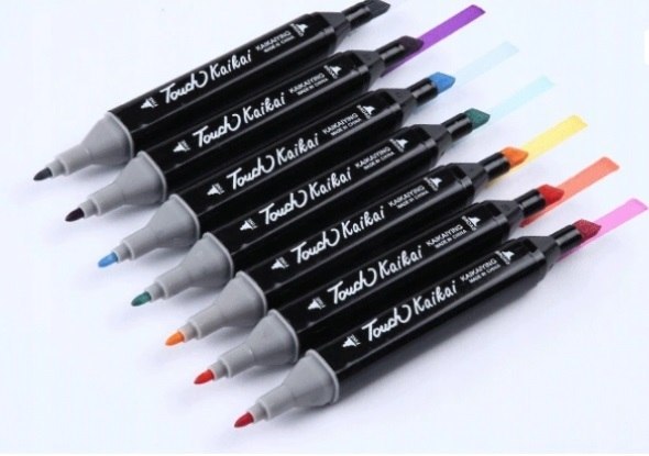 Markery alkoholowe dwustronne 80szt touch transparentne pro Markery alkoholowe dwustronne 80szt touch transparentne pro