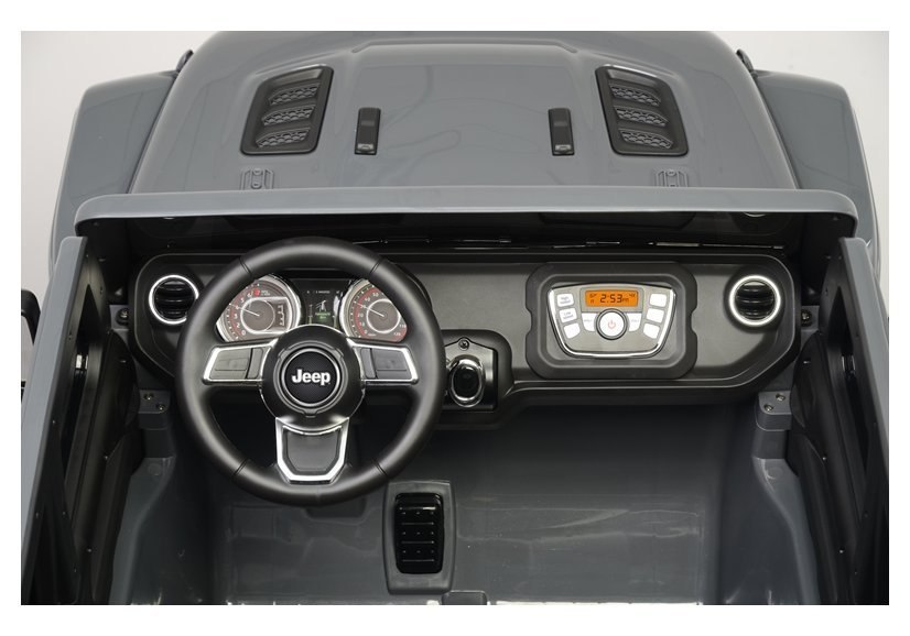 Samochód na akumulator Jeep 6768R szary Samochód na akumulator Jeep 6768R szary