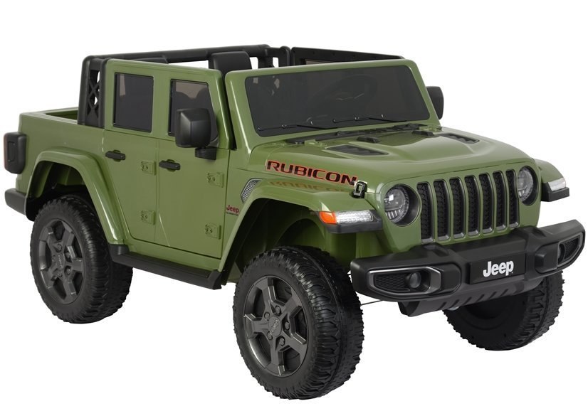 Samochód na akumulator Jeep 6768R zielony Samochód na akumulator Jeep 6768R zielony