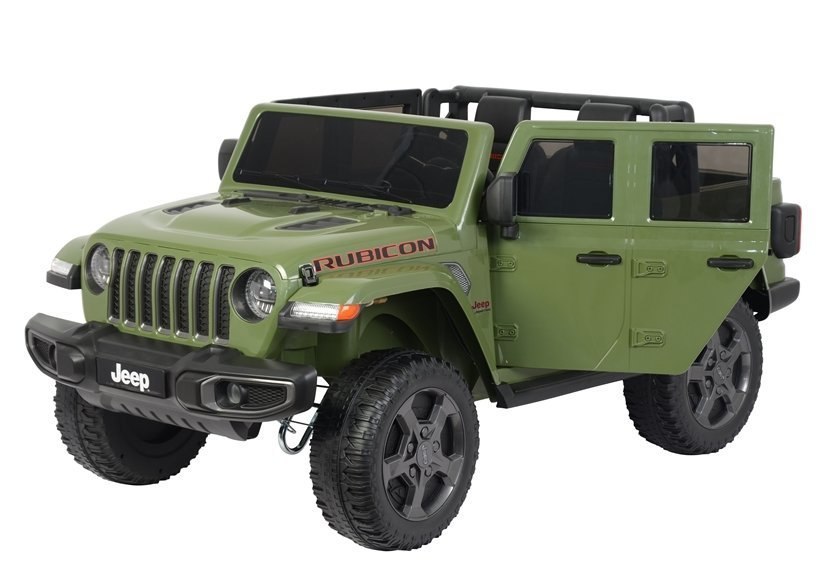 Samochód na akumulator Jeep 6768R zielony Samochód na akumulator Jeep 6768R zielony