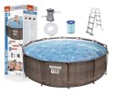 Basen Ogrodowy Stelażowy 366 x 100 cm Bestway 56709 Basen Ogrodowy Stelażowy 366 x 100 cm Bestway 56709