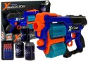 Karabin Pistolet Na Piankowe Strzałki Puszki Zasięg 18 m Niebieski Karabin Pistolet Na Piankowe Strzałki Puszki Zasięg 18 m Niebieski