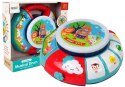 Interaktywny Bębenek dla Niemowlaka Efekty Świetlne Piosenki Pianinko 21cm Interaktywny Bębenek dla Niemowlaka Efekty Świetlne Piosenki Pianinko 21cm