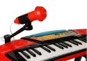 Keyboard ze Statywem Krzesełkiem 37 Klawiszy Czerwony Keyboard ze Statywem Krzesełkiem 37 Klawiszy Czerwony