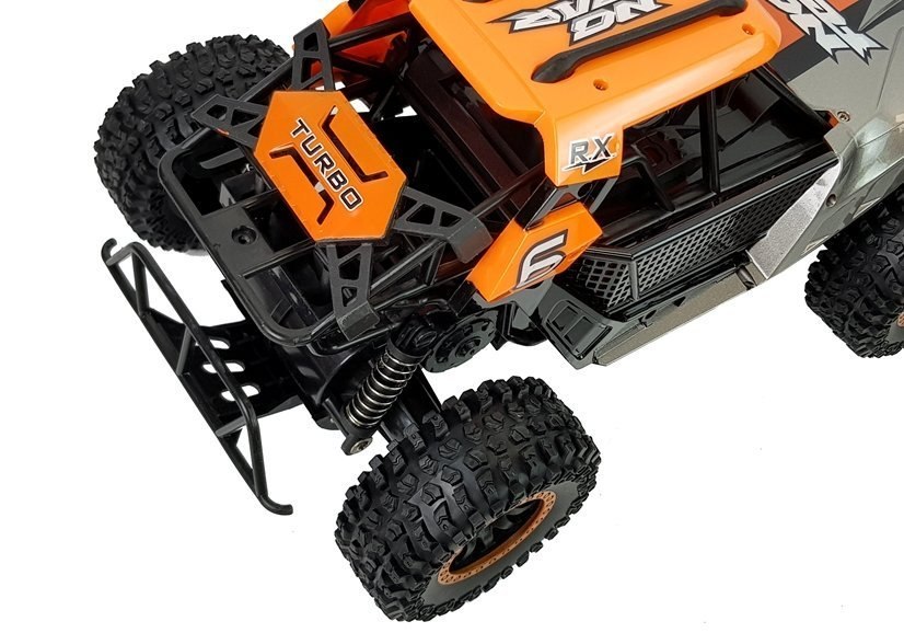 Auto Terenowe Off-road Zdalnie Sterowane 1:14 Pomarańczowo- Szary 2,4 Ghz Auto Terenowe Off-road Zdalnie Sterowane 1:14 Pomarańczowo- Szary 2,4 Ghz