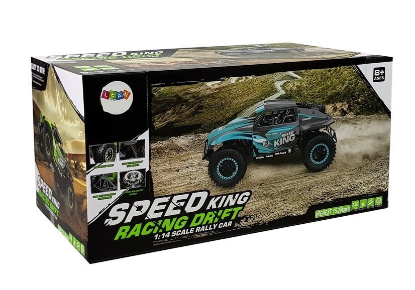 Auto Terenowe Pick Up Zdalnie Sterowane 1:14 Zielony 2,4 Ghz 20 km/h Auto Terenowe Pick Up Zdalnie Sterowane 1:14 Zielony 2,4 Ghz 20 km/h