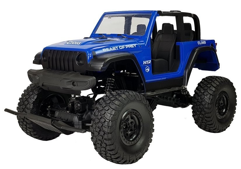 Auto Terenowe Zdalnie Sterowane 4x4 Amortyzatory 2.4G Niebieski Auto Terenowe Zdalnie Sterowane 4x4 Amortyzatory 2.4G Niebieski