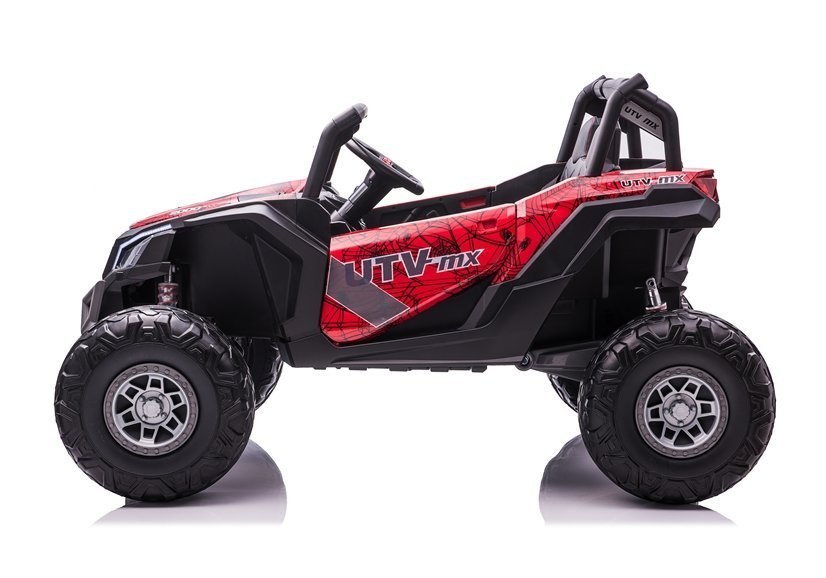 Auto na Akumulator Buggy UTV-MX Czerwony Spider Lakier MP4 Auto na Akumulator Buggy UTV-MX Czerwony Spider Lakier MP4