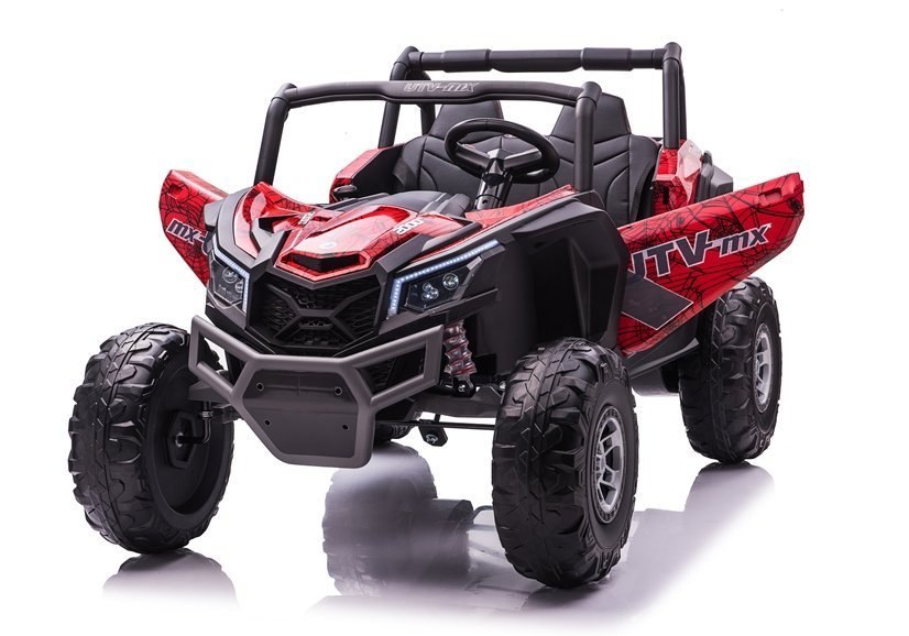 Auto na Akumulator Buggy UTV-MX Czerwony Spider Lakier MP4 Auto na Akumulator Buggy UTV-MX Czerwony Spider Lakier MP4