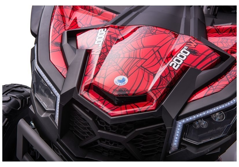 Auto na Akumulator Buggy UTV-MX Czerwony Spider Lakier MP4 Auto na Akumulator Buggy UTV-MX Czerwony Spider Lakier MP4