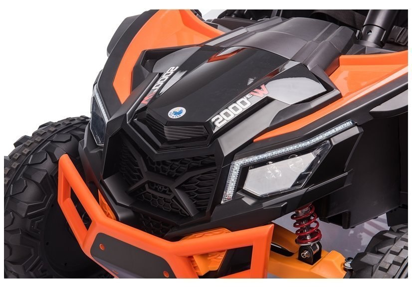 Auto na Akumulator Buggy UTV-MX Pomarańczowo-Biały MP4 Auto na Akumulator Buggy UTV-MX Pomarańczowo-Biały MP4