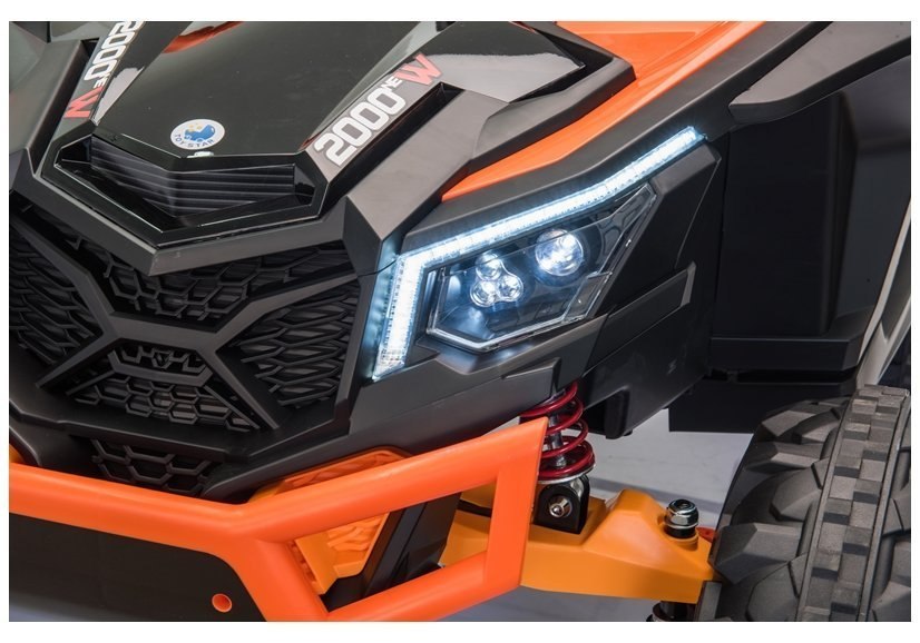 Auto na Akumulator Buggy UTV-MX Pomarańczowo-Biały MP4 Auto na Akumulator Buggy UTV-MX Pomarańczowo-Biały MP4