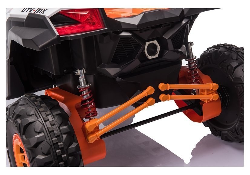 Auto na Akumulator Buggy UTV-MX Pomarańczowo-Biały MP4 Auto na Akumulator Buggy UTV-MX Pomarańczowo-Biały MP4