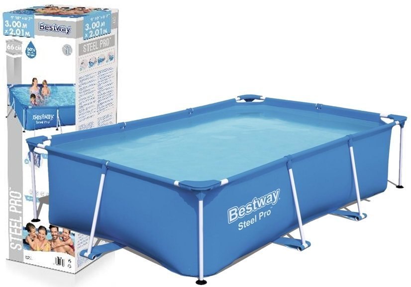 Basen Ogrodowy Stelażowy 259 x 170 x 61cm Bestway 56403 Basen Ogrodowy Stelażowy 259 x 170 x 61cm Bestway 56403