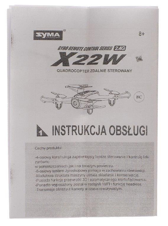 Dron RC SYMA X22W 2,4GHz WIFI FPV Dron RC SYMA X22W 2,4GHz WIFI FPV