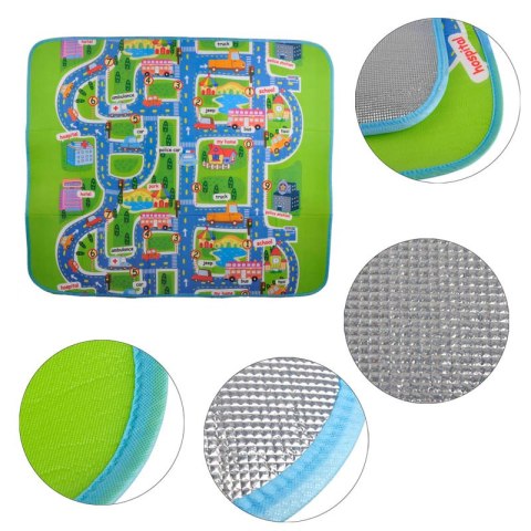 Mata Edukacyjna piankowa dla dzieci ulica 60x130cm Mata Edukacyjna piankowa dla dzieci ulica 60x130cm