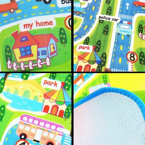 Mata Edukacyjna piankowa dla dzieci ulica 60x130cm Mata Edukacyjna piankowa dla dzieci ulica 60x130cm