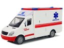Ambulans Z Napędem Frykcyjnym 1:16 Dźwięk Światła Ambulans Z Napędem Frykcyjnym 1:16 Dźwięk Światła