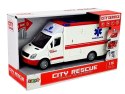 Ambulans Z Napędem Frykcyjnym 1:16 Dźwięk Światła Ambulans Z Napędem Frykcyjnym 1:16 Dźwięk Światła