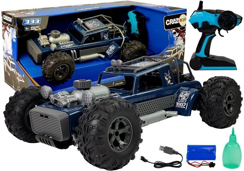 Auto Buggy Zdalnie Sterowany 1:12 2.4G Zielony 20 km/h Para Wodna Auto Buggy Zdalnie Sterowany 1:12 2.4G Zielony 20 km/h Para Wodna