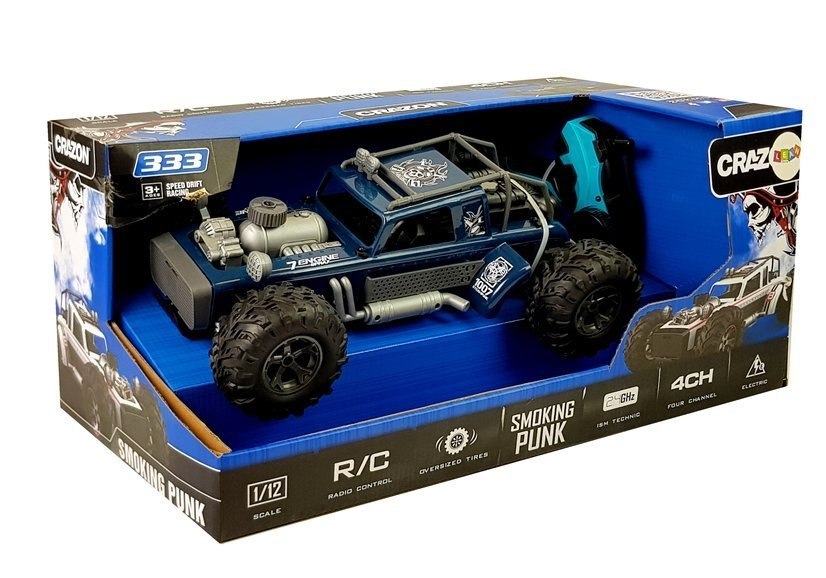 Auto Buggy Zdalnie Sterowany 1:12 2.4G Zielony 20 km/h Para Wodna Auto Buggy Zdalnie Sterowany 1:12 2.4G Zielony 20 km/h Para Wodna