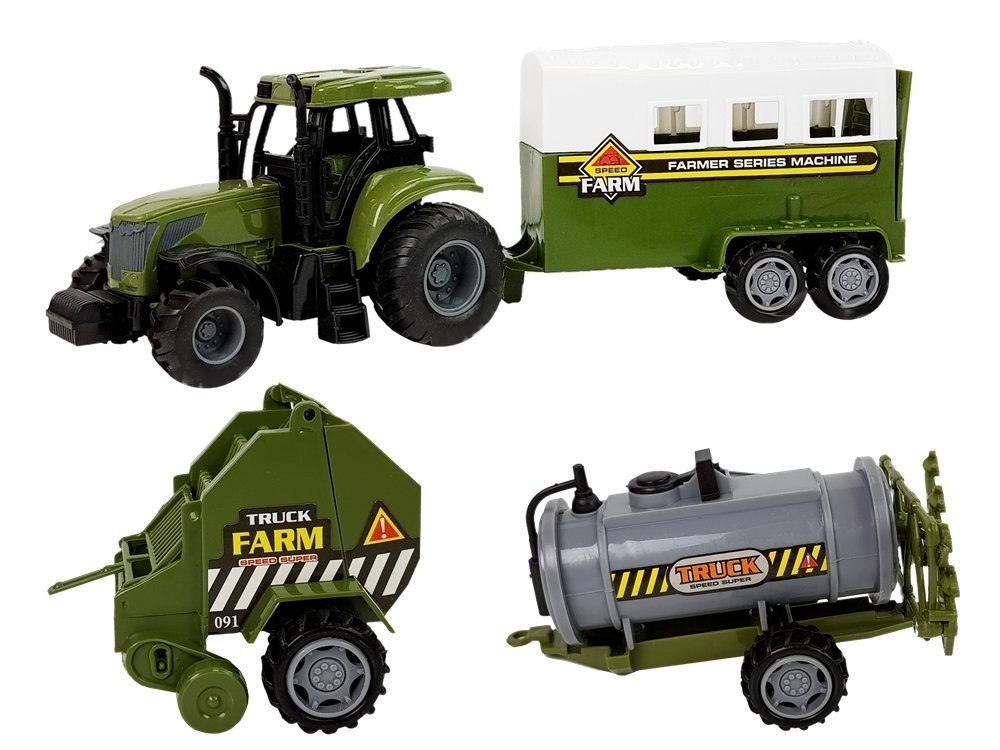 Duży Zestaw Do Złożenia Farma Traktor Zwierzęta Zagroda DIY Duży Zestaw Do Złożenia Farma Traktor Zwierzęta Zagroda DIY