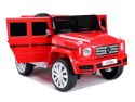 Samochód na akumulator Mercedes G500 czerwony Samochód na akumulator Mercedes G500 czerwony