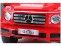 Samochód na akumulator Mercedes G500 czerwony Samochód na akumulator Mercedes G500 czerwony