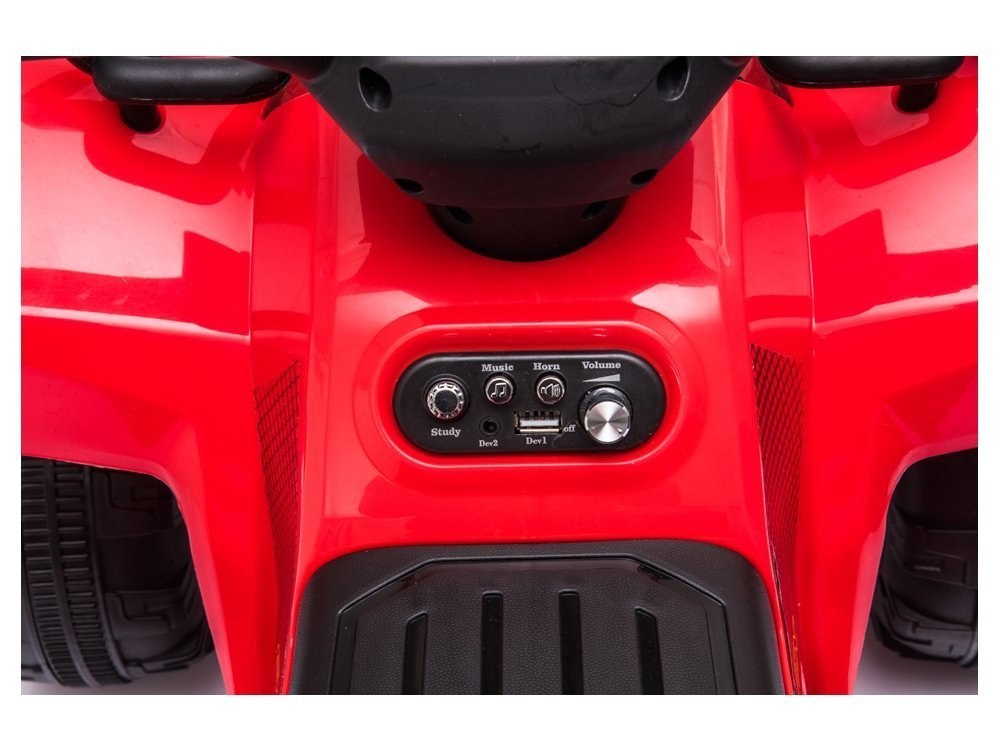 Quad na akumulator JS320 czerwony Quad na akumulator JS320 czerwony