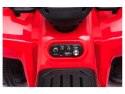 Quad na akumulator JS320 czerwony Quad na akumulator JS320 czerwony