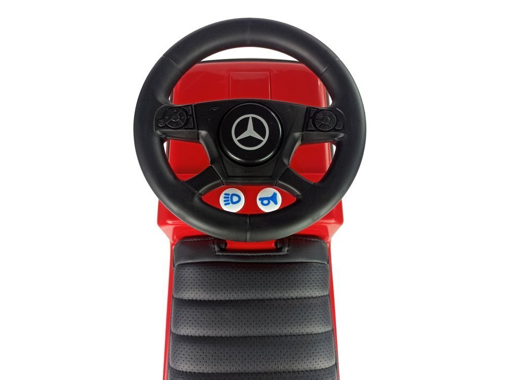 Jeździk Mercedes Antos 656 Czerwony Dźwięk Klakson Reflektory Światła Jeździk Mercedes Antos 656 Czerwony Dźwięk Klakson Reflektory Światła