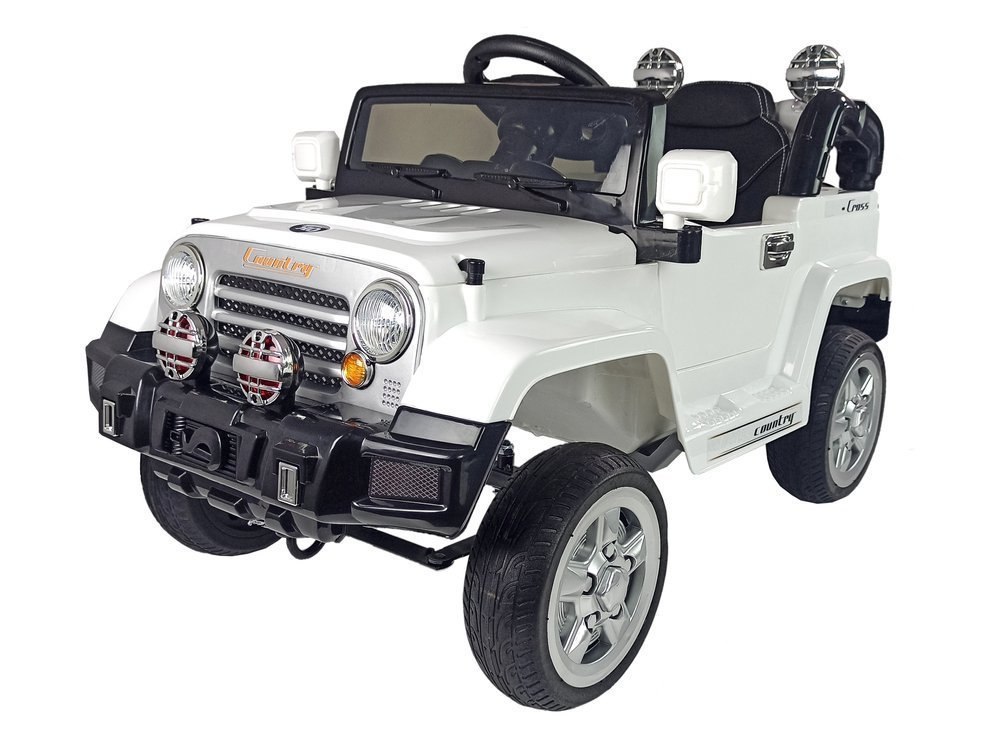 Auto na Akumulator Jeep JJ245 Biały Auto na Akumulator Jeep JJ245 Biały