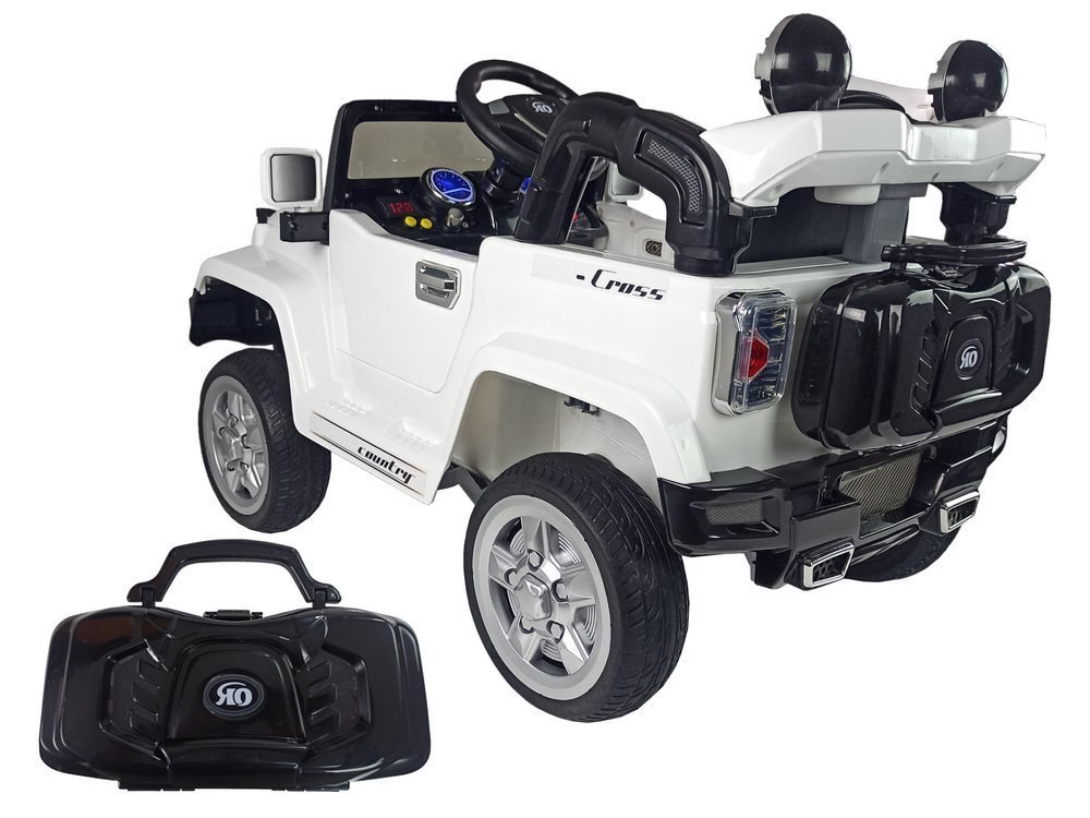 Auto na Akumulator Jeep JJ245 Biały Auto na Akumulator Jeep JJ245 Biały
