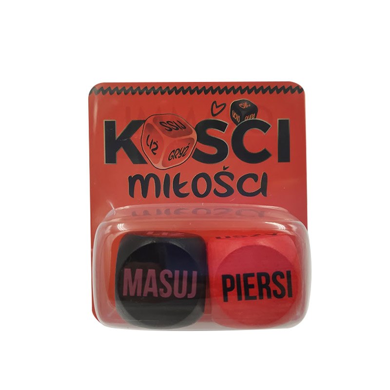 Drewniane kości MIŁOŚCI Drewniane kości MIŁOŚCI