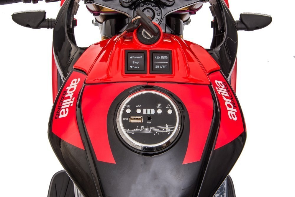 Pojazd Na Akumulator Aprilia A010 czerwony Pojazd Na Akumulator Aprilia A010 czerwony