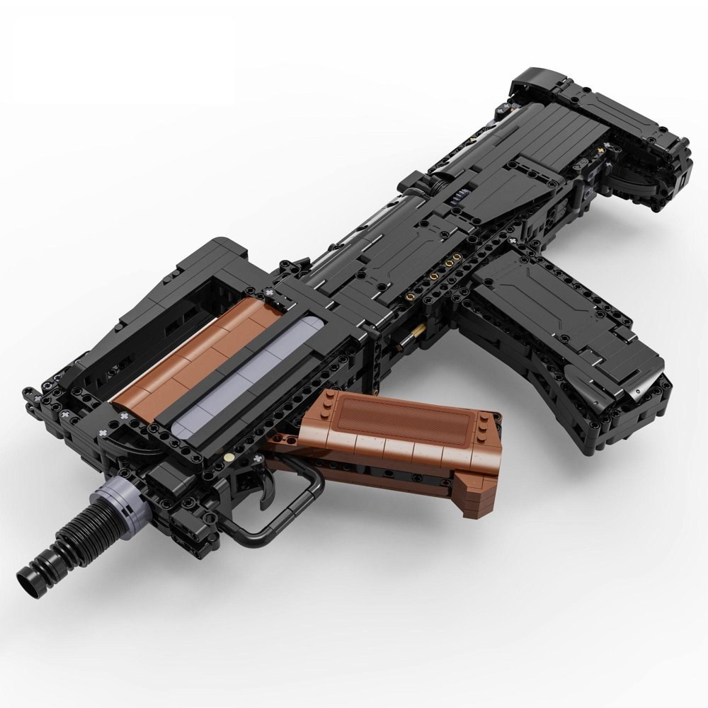 Karabin Pistolet Groza Klocki 1504 Elementów CADA 10 Pocisków Karabin Pistolet Groza Klocki 1504 Elementów CADA 10 Pocisków