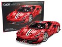 Klocki Konstrukcyjne Auto Sportowe Czerwone 3187 Elementów Klocki Konstrukcyjne Auto Sportowe Czerwone 3187 Elementów