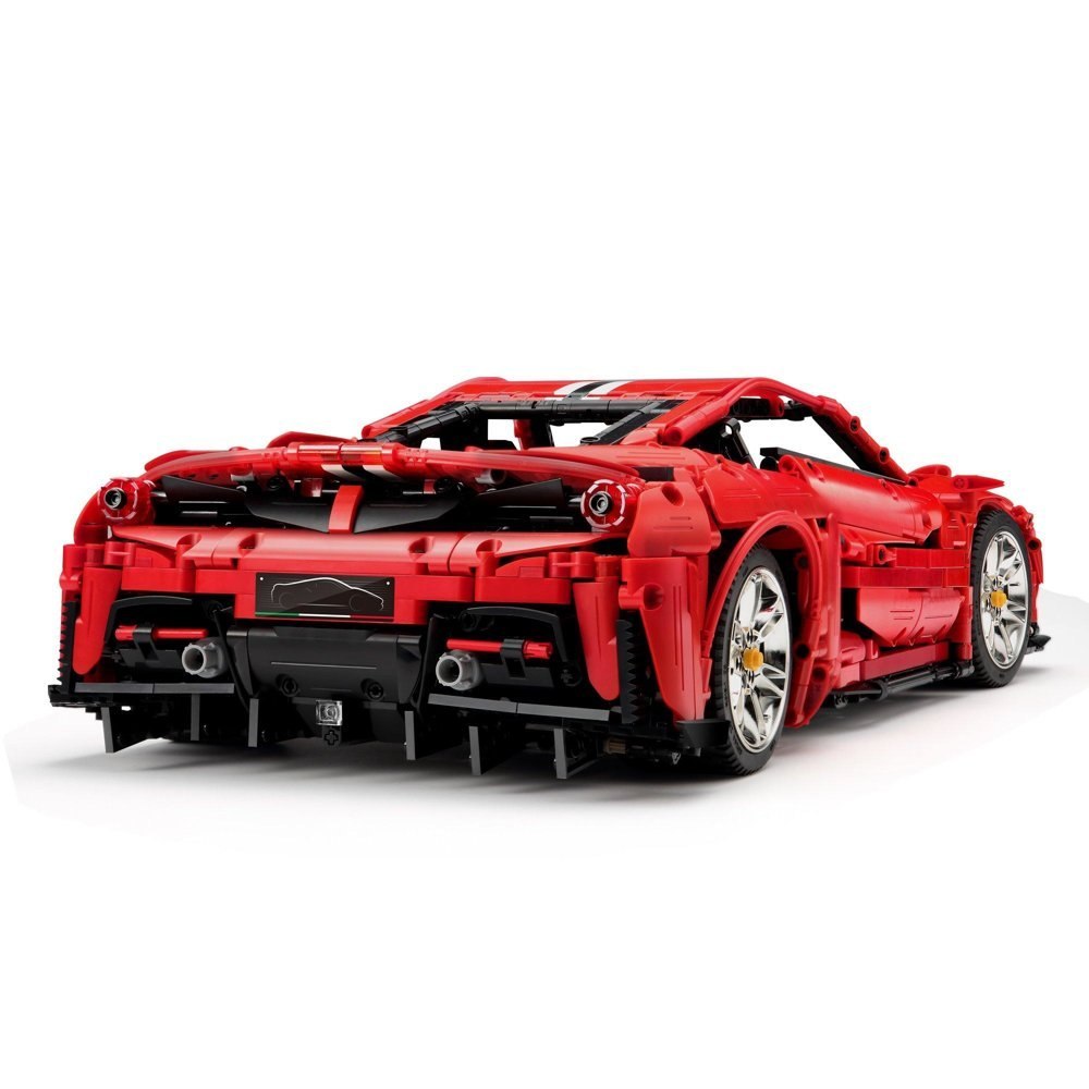 Klocki Konstrukcyjne Auto Sportowe Czerwone 3187 Elementów Klocki Konstrukcyjne Auto Sportowe Czerwone 3187 Elementów