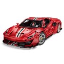 Klocki Konstrukcyjne Auto Sportowe Czerwone 3187 Elementów Klocki Konstrukcyjne Auto Sportowe Czerwone 3187 Elementów