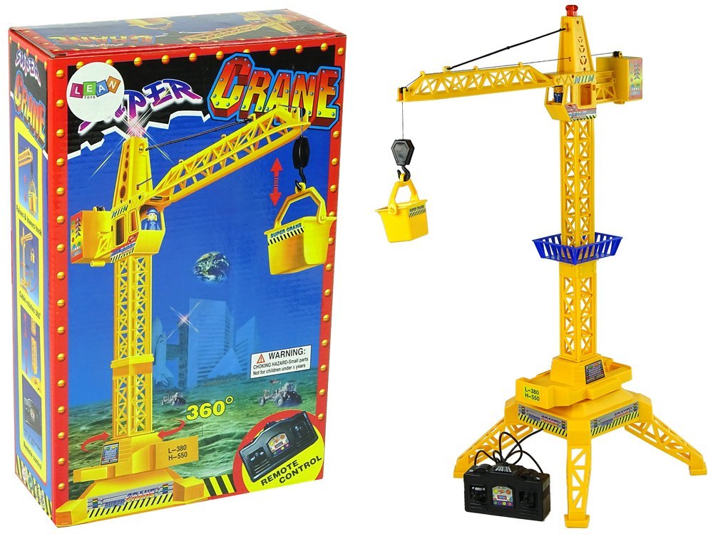 Dźwig Zdalnie Sterowany Pilot Na Baterie Ruchome Ramię 60 cm Dźwig Zdalnie Sterowany Pilot Na Baterie Ruchome Ramię 60 cm