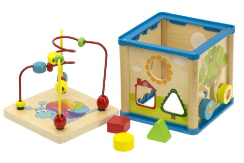 Drewniana kostka edukacyjna sorter Drewniana kostka edukacyjna sorter