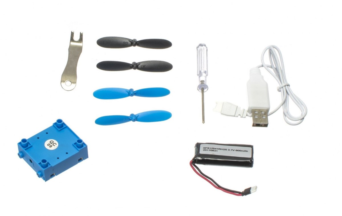Dron RC z klocków DIY z kamerą WIFI 2.4GHz Dron RC z klocków DIY z kamerą WIFI 2.4GHz