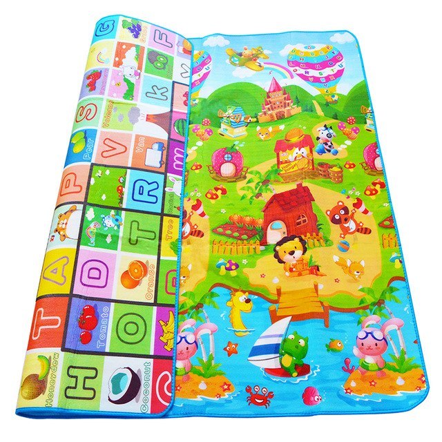 Mata Edukacyjna dywan dwustronna plac zabaw 200x180cm Mata Edukacyjna dywan dwustronna plac zabaw 200x180cm