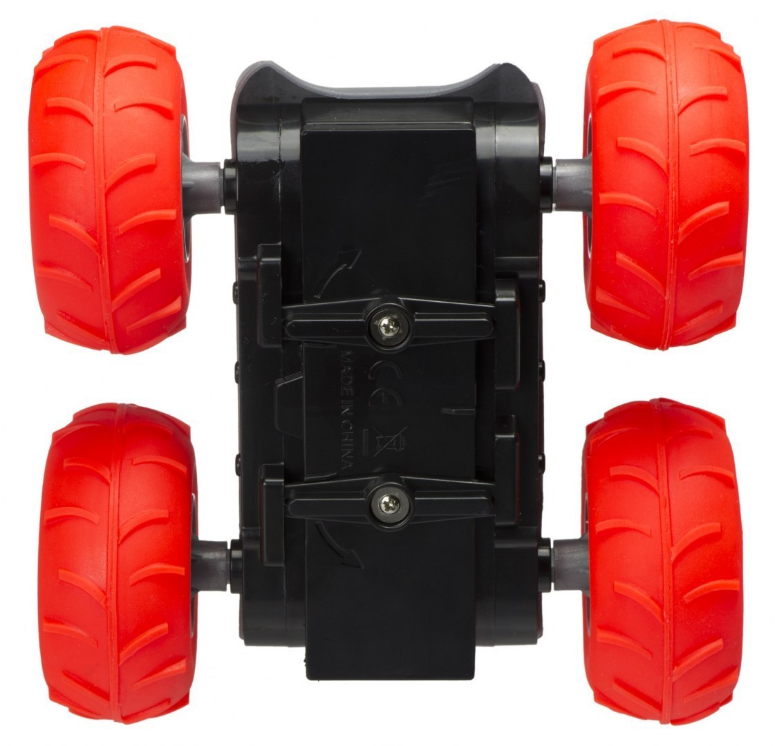 Samochód RC Supermount Stunt Truck zielony i czerwony Samochód RC Supermount Stunt Truck zielony i czerwony