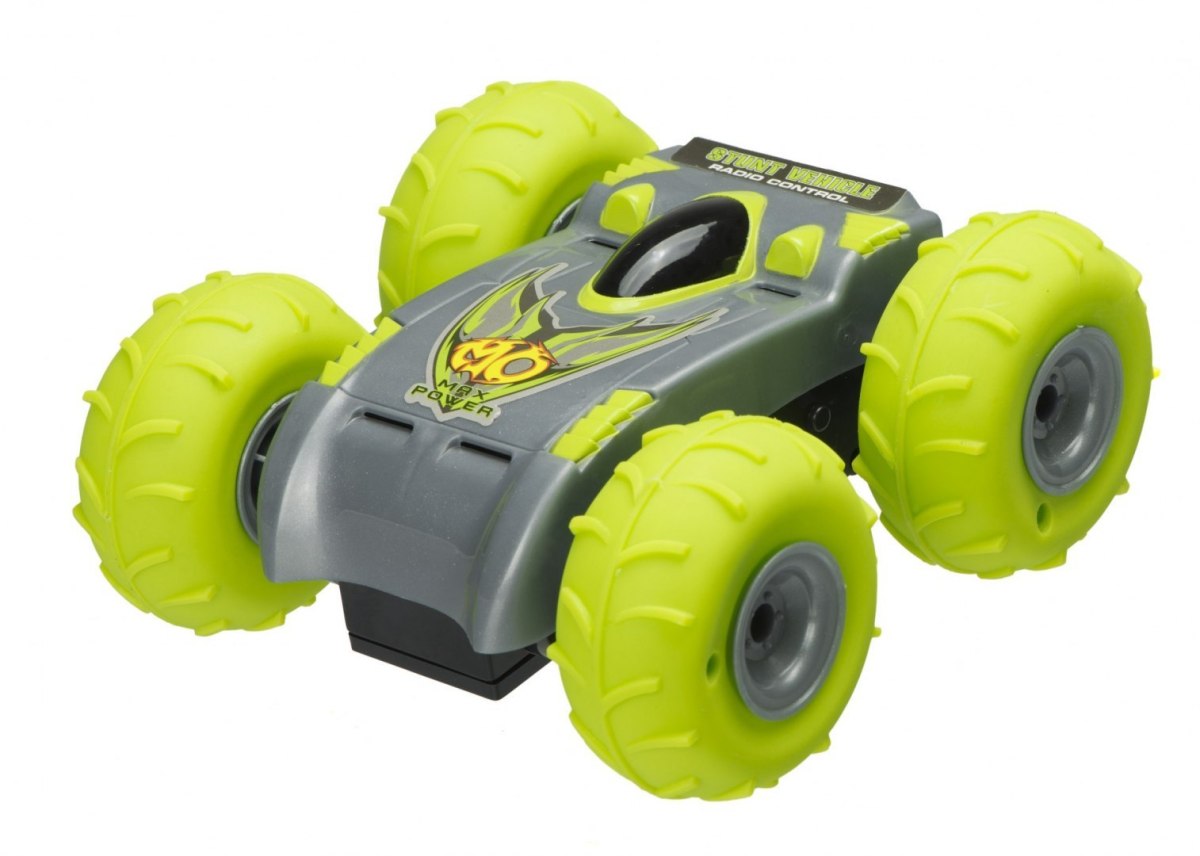 Samochód RC Supermount Stunt Truck zielony i czerwony Samochód RC Supermount Stunt Truck zielony i czerwony