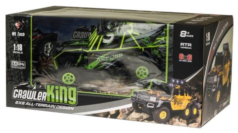 Samochód RC WLtoys Buggy 18628 6x6 2.4G 1:18 LED Samochód RC WLtoys Buggy 18628 6x6 2.4G 1:18 LED