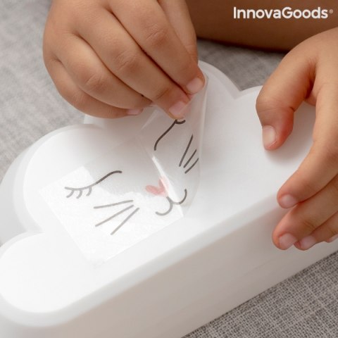 Lampka LED chmurka z projektorem tęczy Lampka LED chmurka z projektorem tęczy