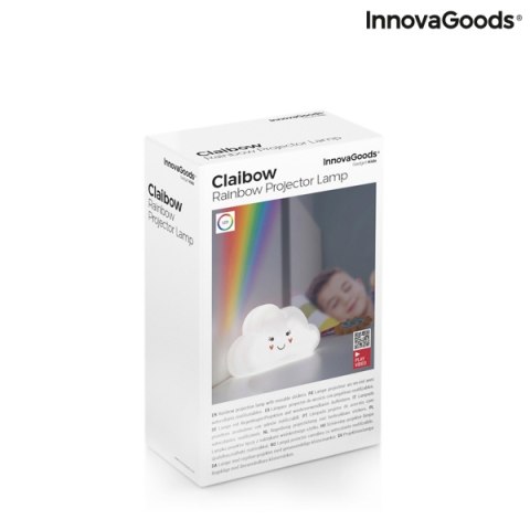 Lampka LED chmurka z projektorem tęczy Lampka LED chmurka z projektorem tęczy