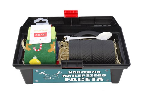 Narzędzia Najlepszego Faceta ze skarpetkami świątecznymi Narzędzia Najlepszego Faceta ze skarpetkami świątecznymi